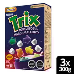 NESTLE - Cereal TRIX® MARSHMALLOW 300g X3 Cajas