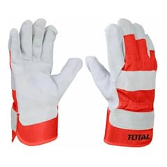 TOTAL TOOLS - Guantes De Trabajo Cabritilla 10.5 Pulgadas