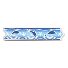 DECORALIA - Pack 4 unidades LISTEL EUROPA /PISCIS 5,5x26cm