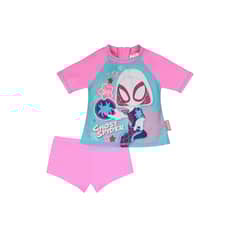 DISNEY - Traje de Baño Bebe Niña Set UV 50 Spidey Rosa - Rosa