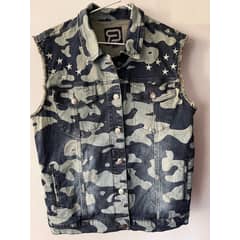 LIVE LOVE ROCK ON - Chaqueta Militar sin Mangas