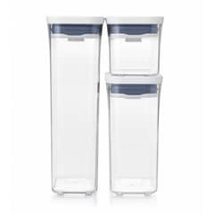 OXO - Set 3 Contenedores Pop Premium Rectangulares