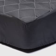 ARTHOME - Cubrecolchon Negro 1 Plaza