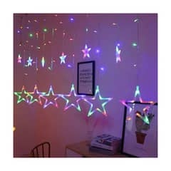 UNIVERSAL - Guirnalda Navidad Estrellas multicolor Cascada De Luces Led