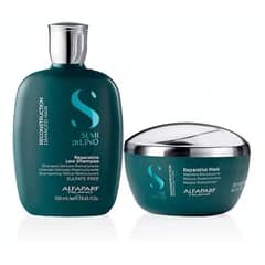 ALFAPARF MILANO - Shampoo Y Mascara Reparación Semi Di Lino Alfaparf