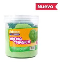 ADETEC - Arena Mágica 450 g + 6 Moldes Animalitos