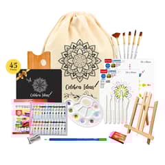 GENERICO - Set de Arte pintura óleos Kit de Arte 45 piezas 24 Colores