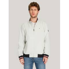 TOMMY HILFIGER - Bomber Light Stripe Celeste
