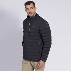 KANNU - Parka Termica Termosellada Bloques Hombre Negro