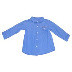 PILLIN - Camisa Bebe Niña Azul