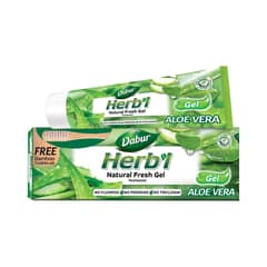 DABUR AMLA - Pasta Dental Herbl Aloe Vera Gel + Cepillo de Dientes 150gr