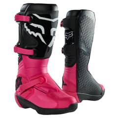 FOX - Botas Moto Mujer Comp Rosado