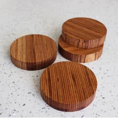 LA LOICA - Set 4 Posavasos Madera de Haya