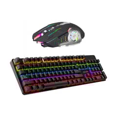 LEVO - Pack Teclado Gamer RGB Storm + Mouse Gamer Inalámbrico