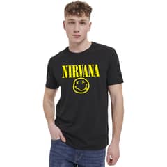 MDC - Polera De Hombre Manga Corta Nirvana Clasico