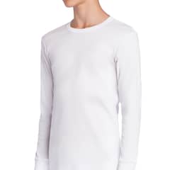 TAIS - Camiseta Cuello Polo Manga Larga Blanco