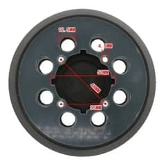 GENERICO - Plato Base Velcro para Lijadora Roto Orbital Dewalt Dwe6421