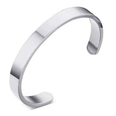 ROYAL MADRIZ - Pulsera Plateado Acero Quirúrgico Hombre Moda