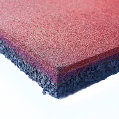 QRUBBER - Pastelón de caucho 50cmx50cmx25 mm terracota