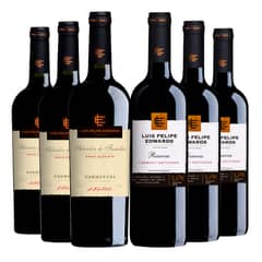 LUIS FELIPE EDWARDS - 6 Vinos Luis Felipe Edwards: 3 Gran Rva Ca + 3 Rva Cs