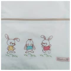 HASELNUSS - Juego de sabanas pack and play beige