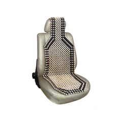 GENERICO - Cubre Asiento Respaldo Bolas Madera Bambu Masaje