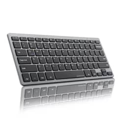 WEIBO - TECLADO INALAMBRICO BLUETOOTH 5.0 / GRIS