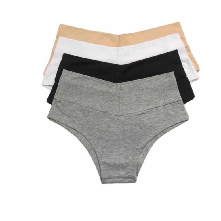 Pack 6 Calzones Bikinis Tiro Alto Algodon Nuevo Peruano TALLA M