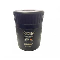 KEEP - Termo De Comida Acero Inoxidable 450 Ml Colores - Negro