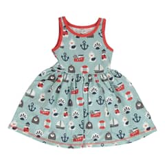 MAXOMORRA - Vestido Spin - - Blue Ocean