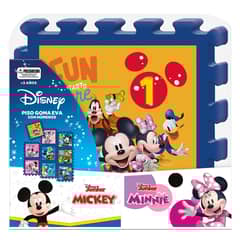 DISNEY - Piso Goma Eva Con Numeros 9 Piezas 30x30