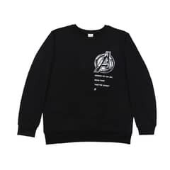 MARVEL - Poleron Hombre Avengers Logo Negro