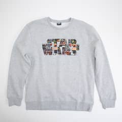 STAR WARS - Poleron Hombre Inside Letters Gris
