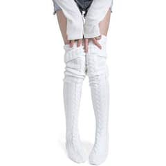 WILD TRAVEL - Calcetas Invierno tejidas cómodas elegantes y encima de la rodilla