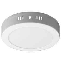DRL LIGHTING - Panel Led Sobrepuesto Redondo 12W Luz Cálida