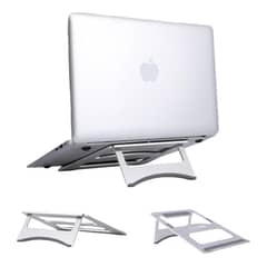 LINKON - Soporte Base Alzador Aluminio Para Macbook Notebook 10 A 17 - Gris