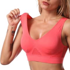 EVERSO - Sostén Deportivo Mujer Elasticado Sin ArcosPeto Sujetado