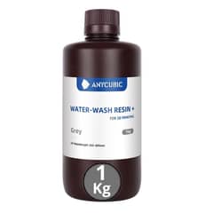 ANYCUBIC - Resina 3D Lavable al Agua Gris para Impresoras 3D 1000g