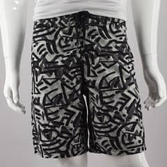 7VEINTE - Traje De Baño Hombre Block Short Guayabera Black