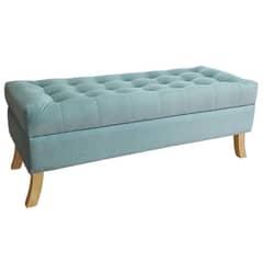 GENERICO - Banqueta Baúl Portofino Color Menta 119x45x45cm