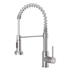 COREAQUA - Llave Monomando Lavaplatos Flex Griferia Cocina - Plateado