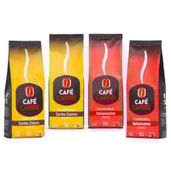 CAFE CARIBE - Pack Tradicional - 4 Café En Grano 2000gr