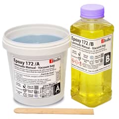 EASY EPOX - Resina Epoxica De Laminación: Carbono Y Vidrio Kit De 1.5 Kg