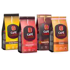CAFE CARIBE - Mix Cafeína 4 variedades Café Molido 1000g