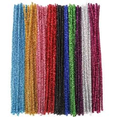 FOSKA - Limpia Pipas Glitter 30 Cm - 100 Unidades