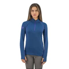 HARDWORK - Polera Dry Fit HW SPX Manga Larga Mujer Deep Blue