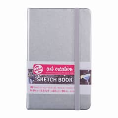 ART CREATION - Libreta Plateada 13x21cm 140gr 80hjas.