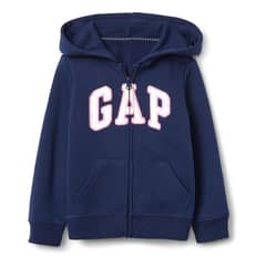 GAP - Polerón Logo Con Cierre Niña Azul