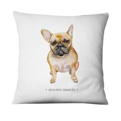 ANDES1 - Funda De Cojín De Bulldog Frances
