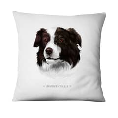 ANDES1 - Funda De Cojín De Border Collie